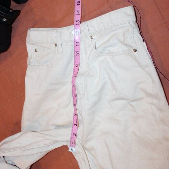 WeWoreWhat Dani Boyfriend Jeans in Sand color Women's Size 24 - Picture 9 of 11